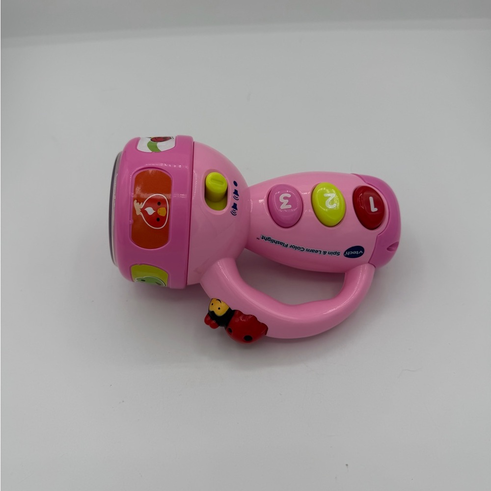 Vetech Spin & Learn Color Flash Light Teaches Colors & Numbers & Musical Songs
